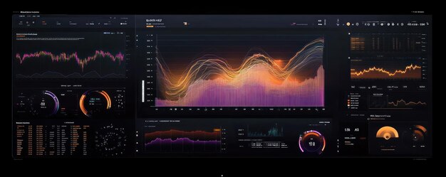 Современная финансовая панель